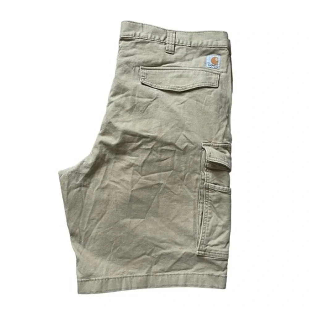 Carhartt Mens Relaxed‎ Fit Cargo Shorts Tan Khaki Cotton Canvas 103542 Size 42